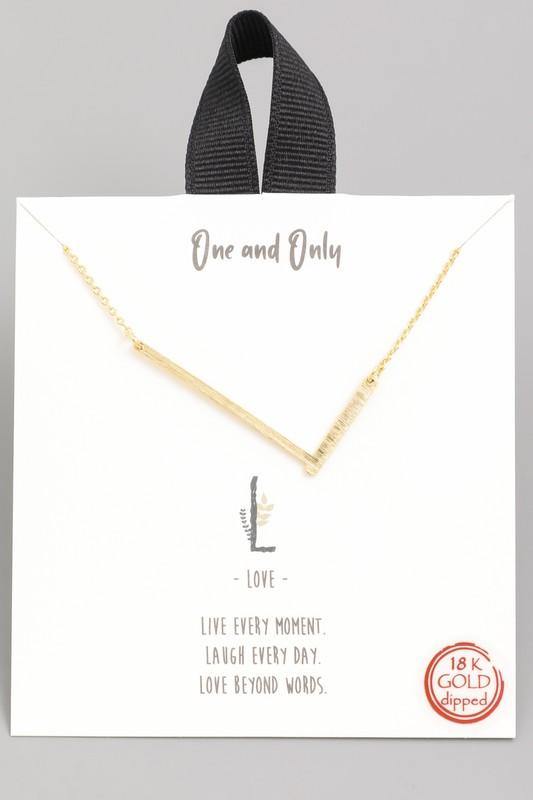 Initial Necklace - The Salty Mare