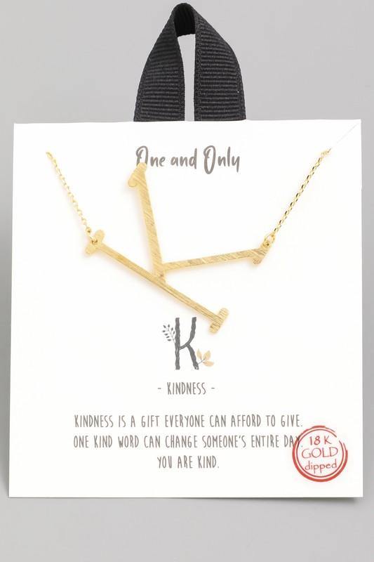Initial Necklace - The Salty Mare