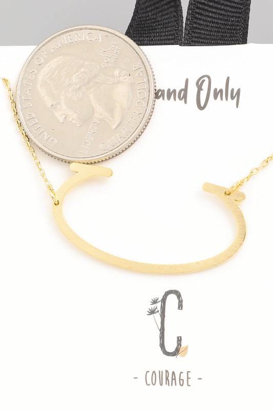 Initial Necklace - The Salty Mare