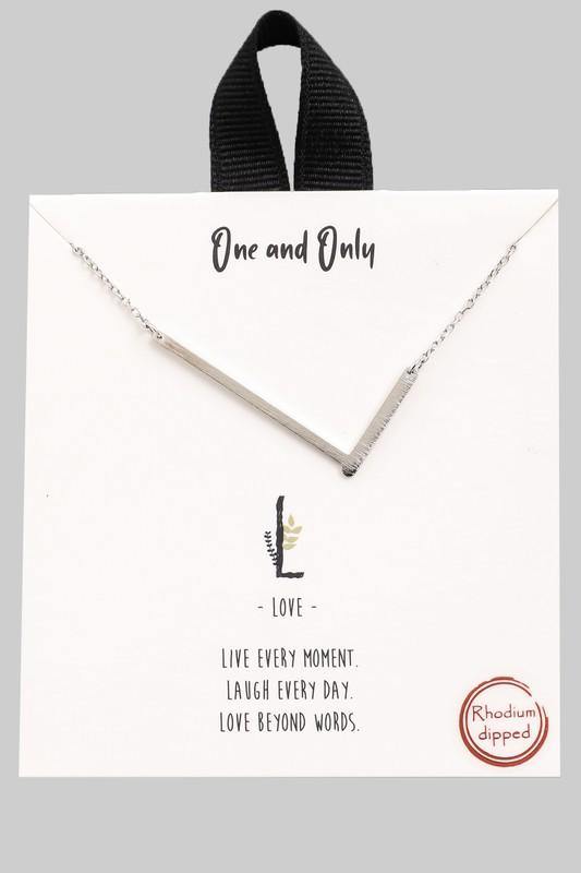 Initial Necklace - The Salty Mare