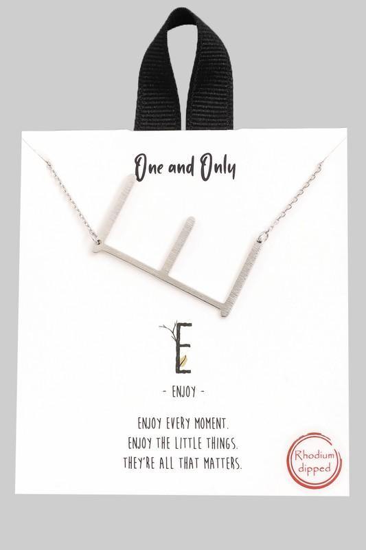 Initial Necklace - The Salty Mare
