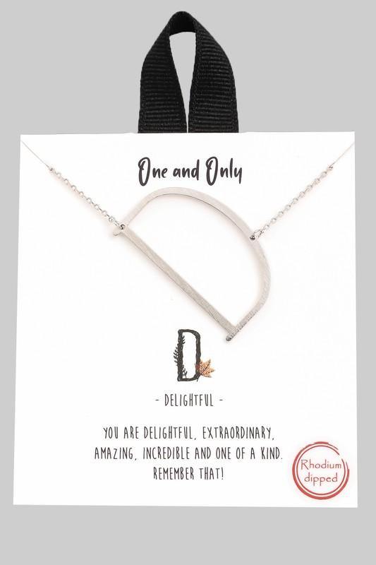 Initial Necklace - The Salty Mare