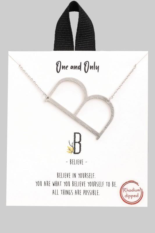 Initial Necklace - The Salty Mare