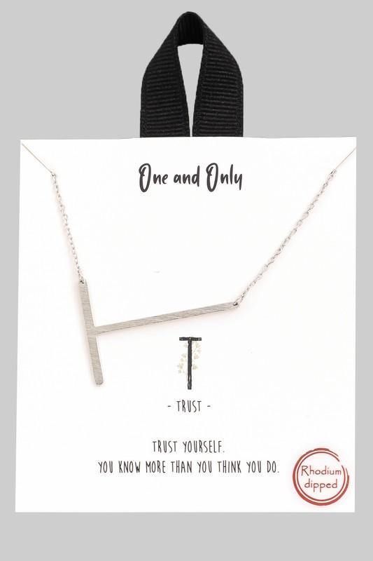 Initial Necklace - The Salty Mare