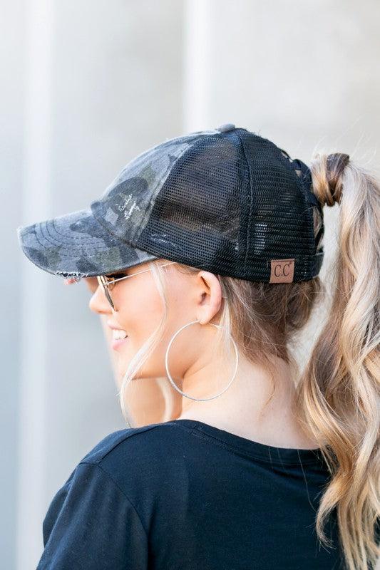 Ponytail Baseball Hat - The Salty Mare