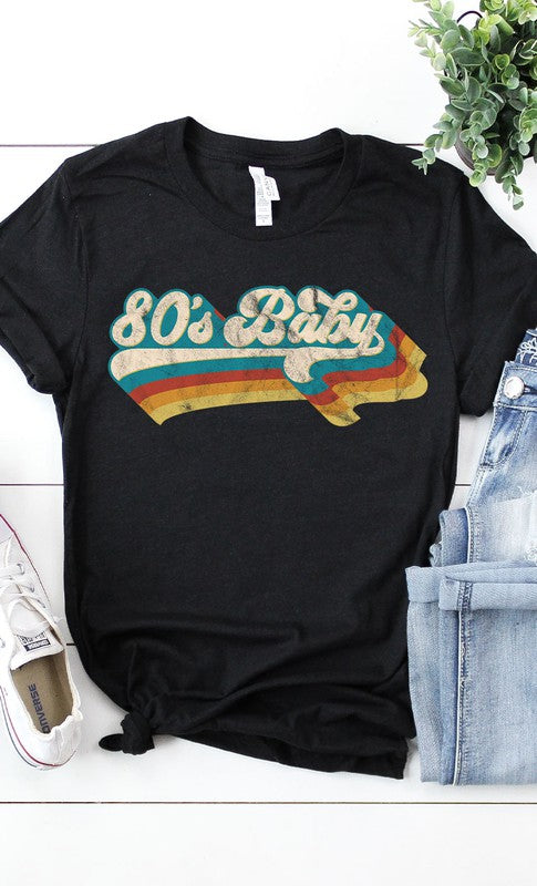 80's Baby Graphic Tee - The Salty Mare