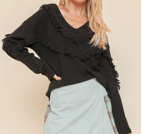 Fringe Sweater - The Salty Mare