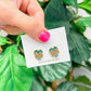Rhinestone Palm Leaf Stud Earrings - The Salty Mare