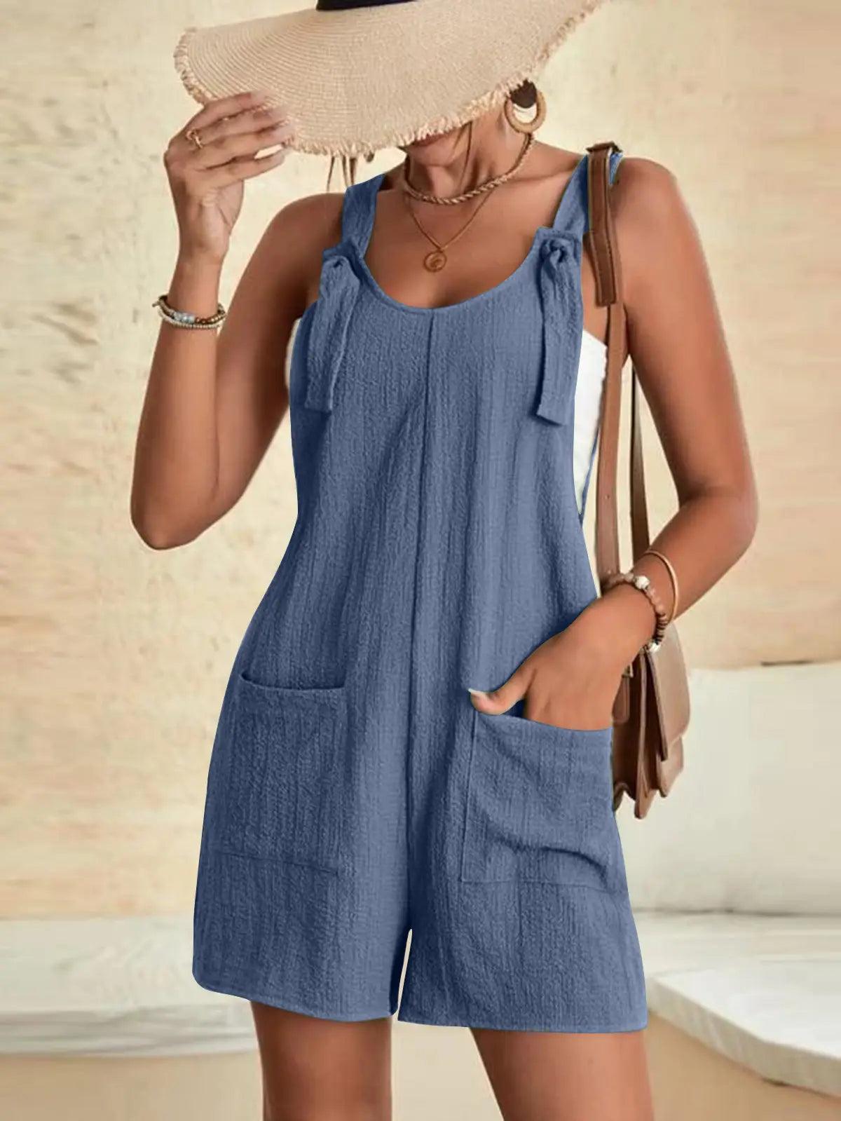 Knot Tie Romper - The Salty Mare