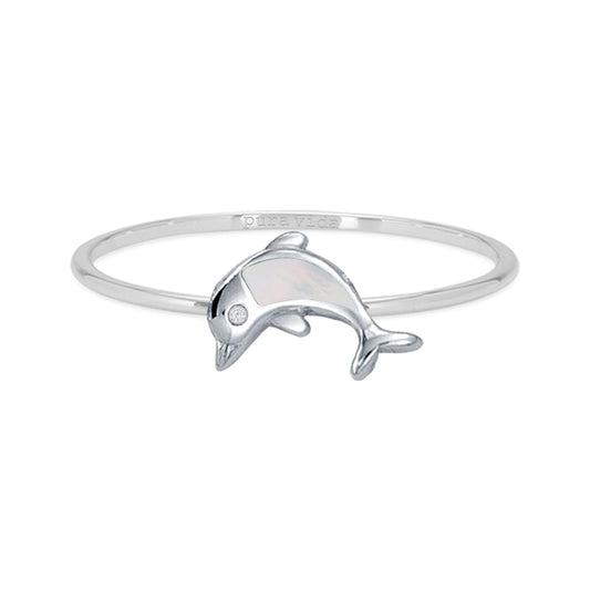 Dolphin MOP Ring - The Salty Mare