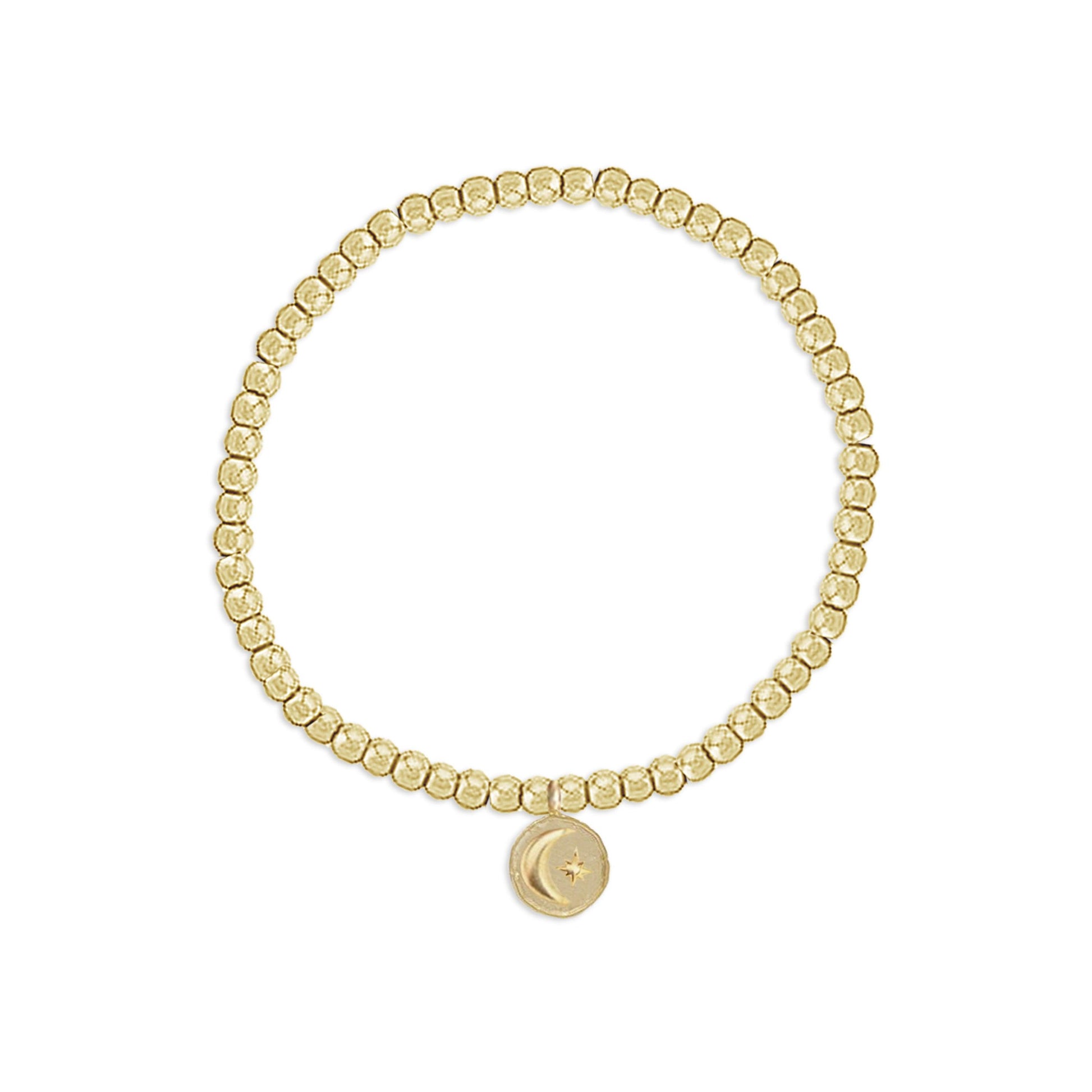 Moon Metal Stretch Bracelet - The Salty Mare
