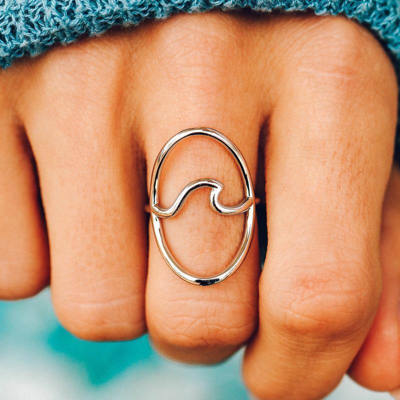 Statement Wave Ring - The Salty Mare