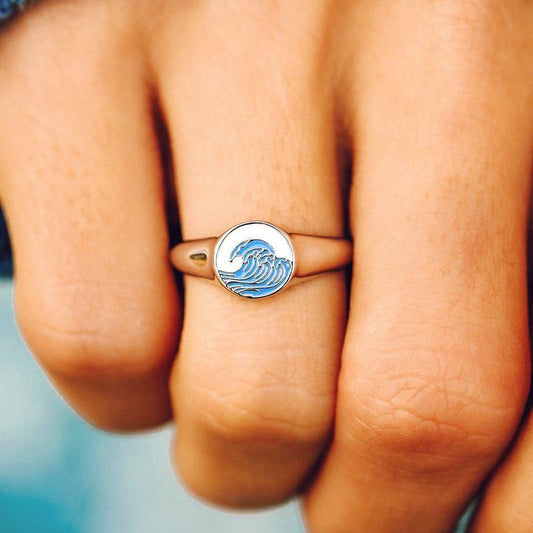 Make Waves Signet Ring - The Salty Mare