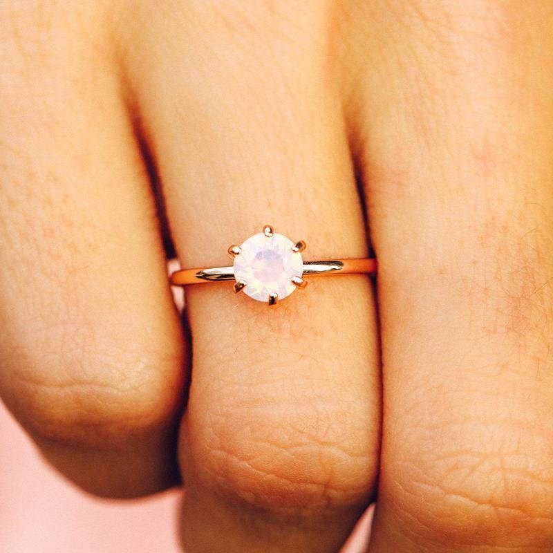 Iridescent Stone Ring - The Salty Mare