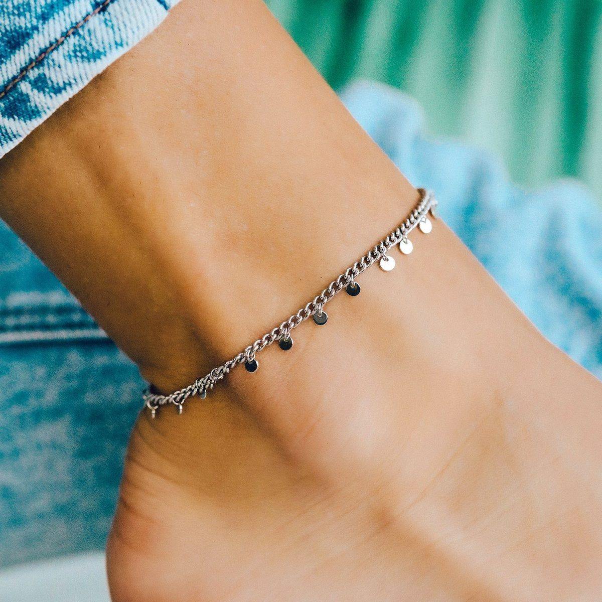 Mini Coin Anklet - The Salty Mare