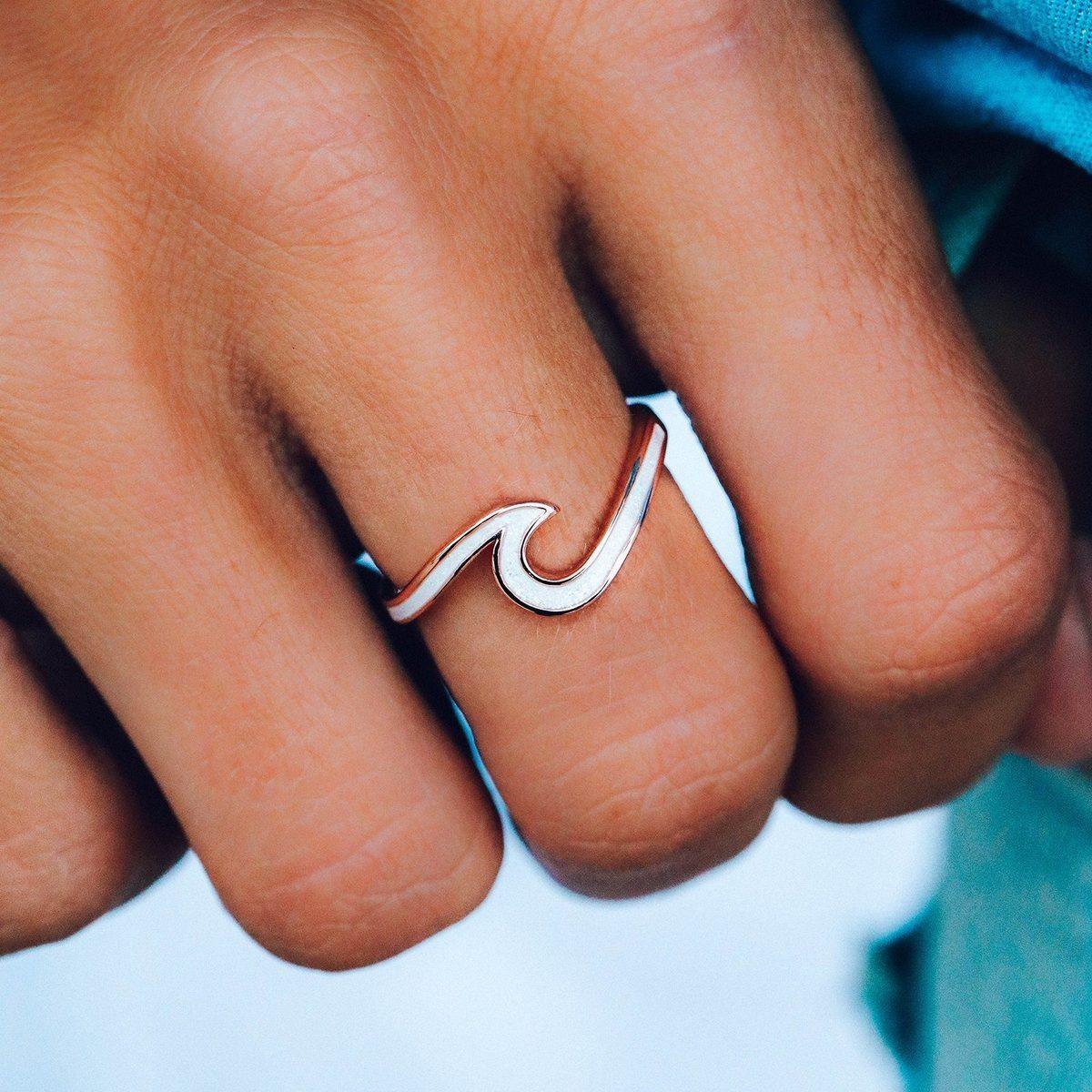 Wave Enamel Ring - The Salty Mare
