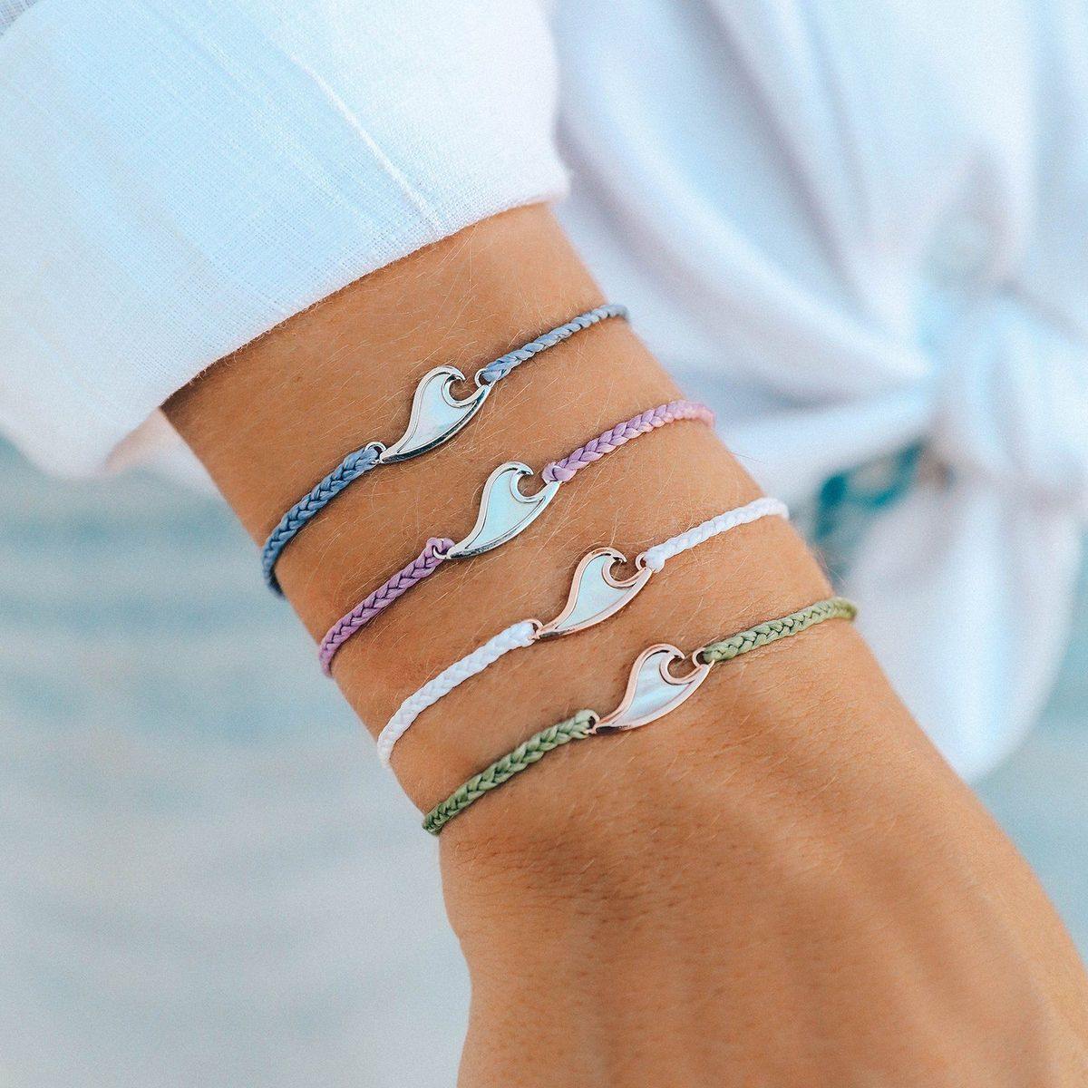 Mother of Pearl Wave Bracelet - The Salty Mare