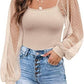 Amanda Sheer Sleleve Top - The Salty Mare