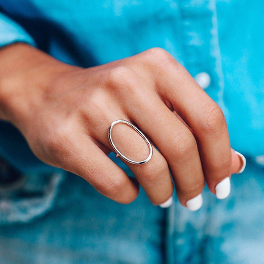 Oval Open Ring - The Salty Mare
