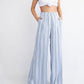 Striped High Waist Pants - The Salty Mare