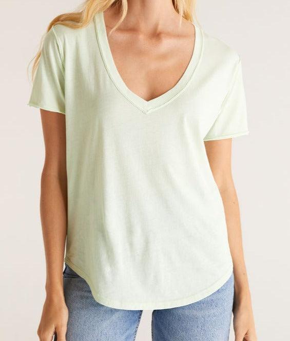 Organic Cotton V-neck Tee - The Salty Mare