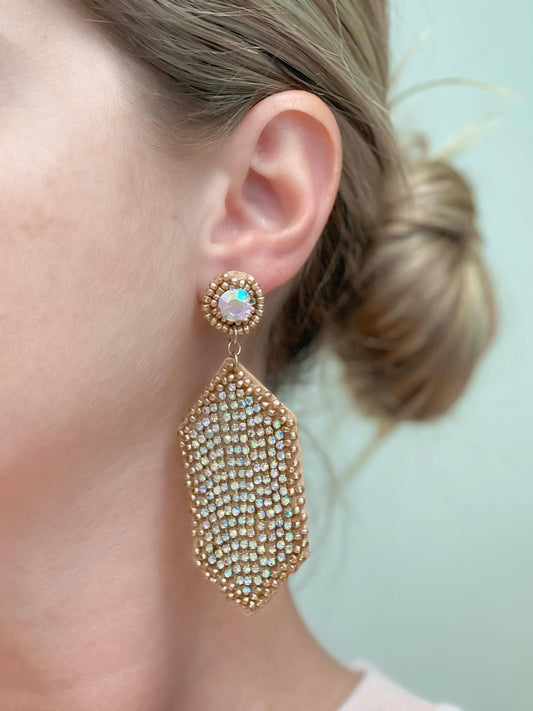 Gold & Glitzy Statement Earrings - The Salty Mare