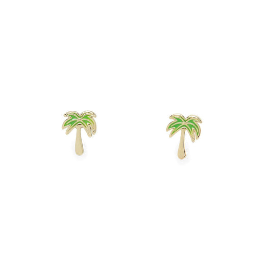 Paradise Palm Stud Earring - The Salty Mare
