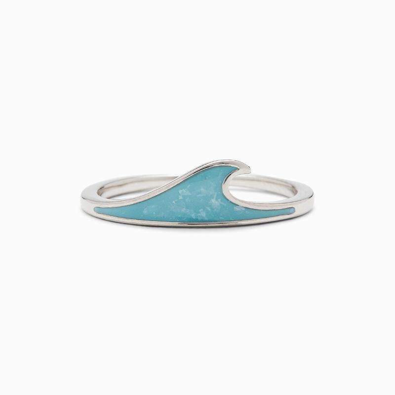Mother of Pearl Wave Ring - The Salty Mare