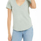Organic Cotton V-neck Tee - The Salty Mare