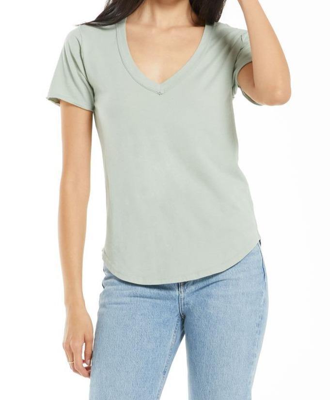Organic Cotton V-neck Tee - The Salty Mare