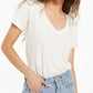 Organic Cotton V-neck Tee - The Salty Mare