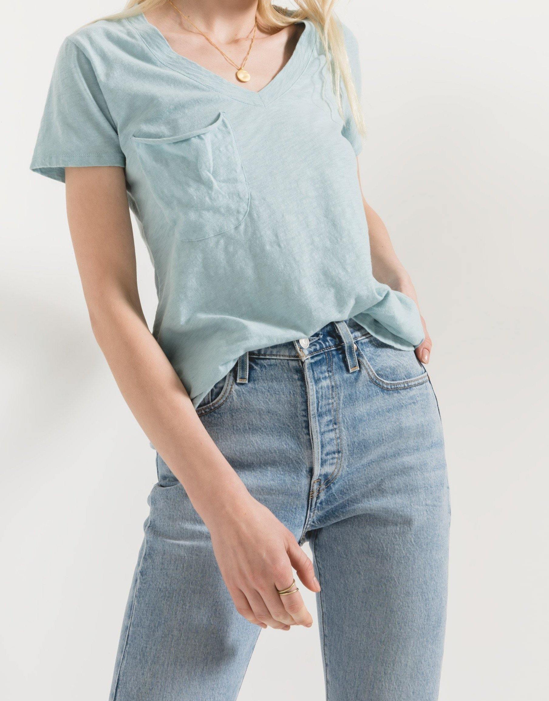 Cotton Slub Pocket Tee - The Salty Mare