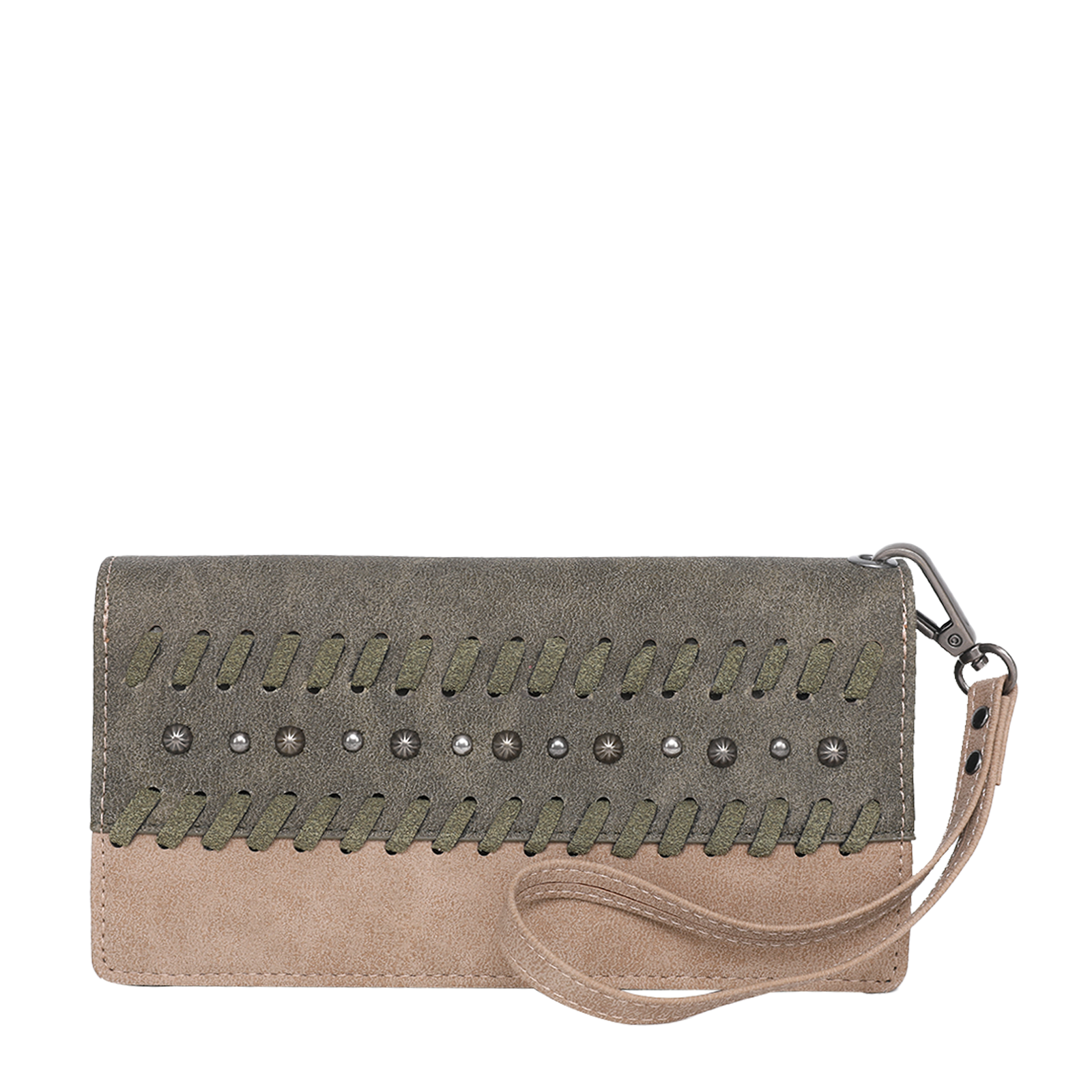 Wrangler Whipstitch and Studs Western Wallet - The Salty Mare