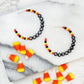 Halloween Beaded Hoop Earrings - The Salty Mare
