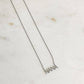 'NANA' White Gold Pendant Necklace - The Salty Mare