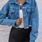Edgy Cropped Jean Jacket - The Salty Mare