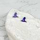 Printed Witch Hat Stud Earrings - The Salty Mare