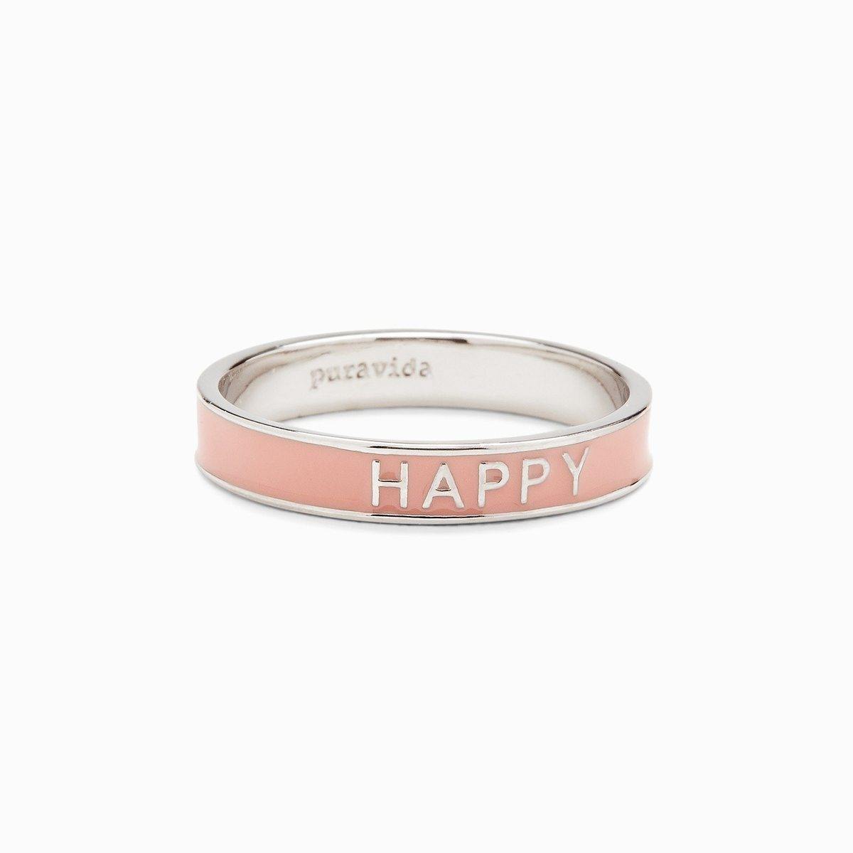 Enamel Word Ring - The Salty Mare