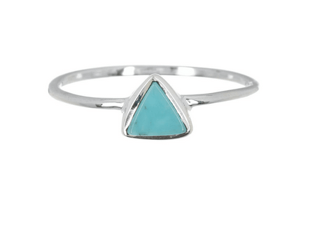 Triangle Stone Ring - The Salty Mare