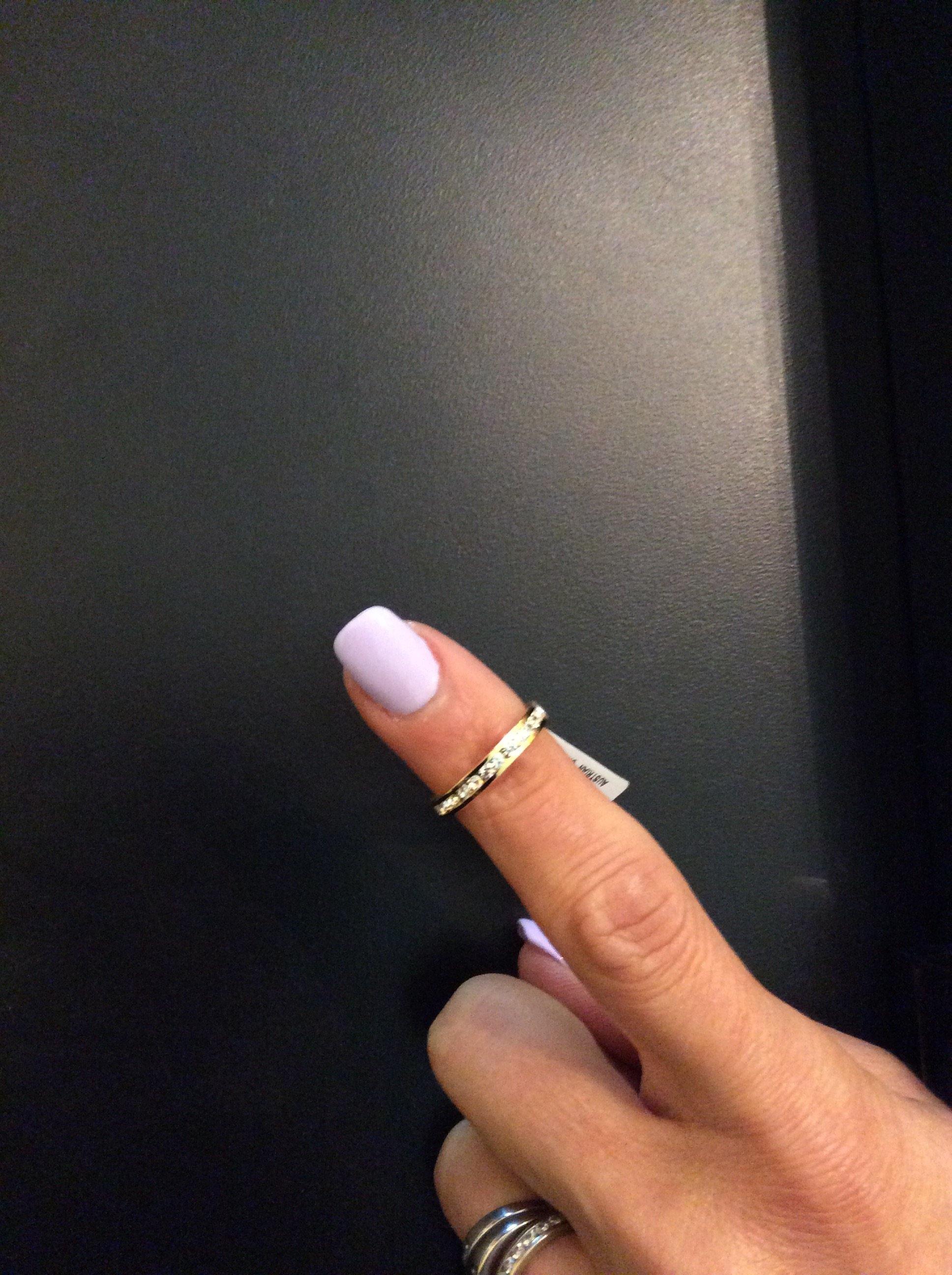 02 Gold Crystal Eternity Ring - The Salty Mare
