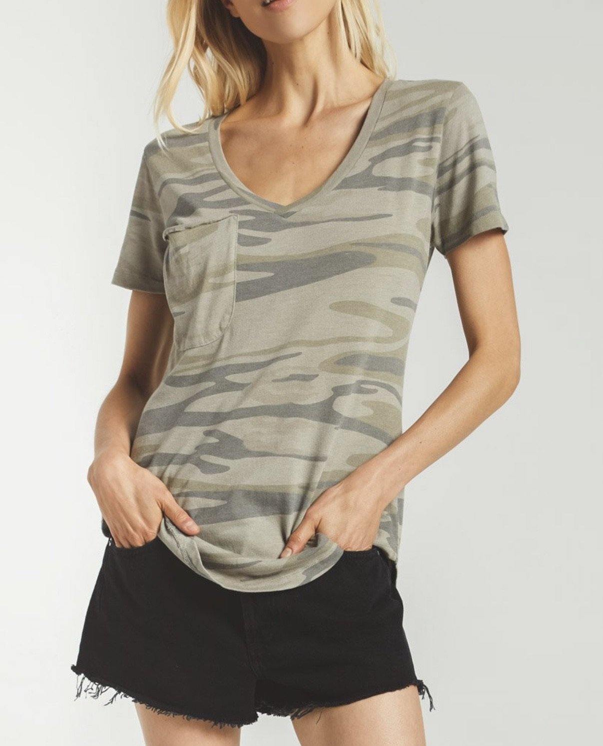 Camo Pocket Tee - The Salty Mare