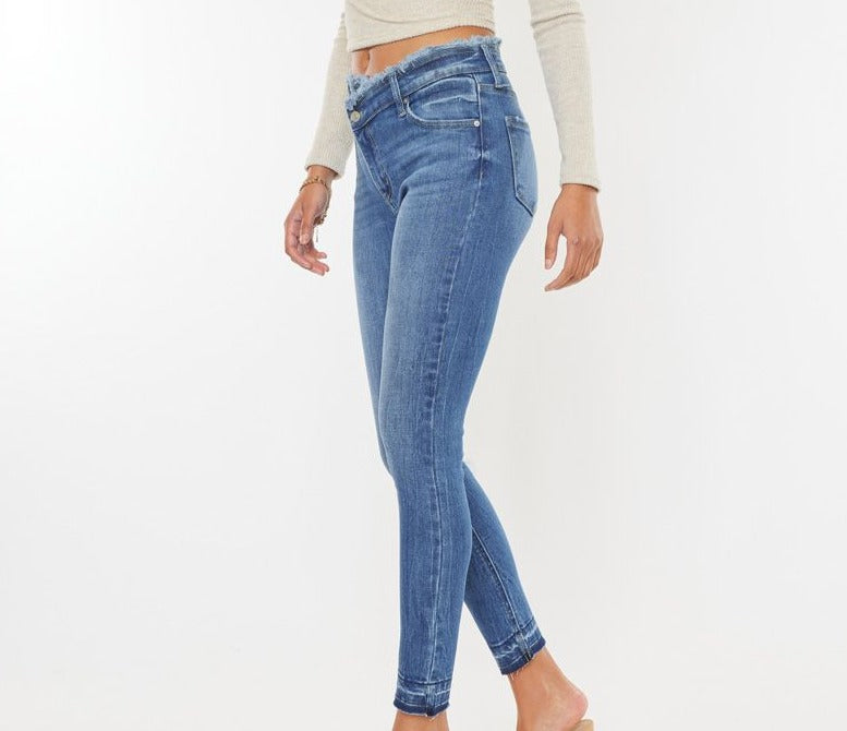 Kancan Taki High Rise Ankle Skinny Jeans - The Salty Mare
